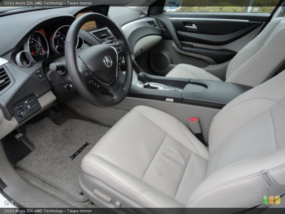 Taupe Interior Photo for the 2010 Acura ZDX AWD Technology #41946142