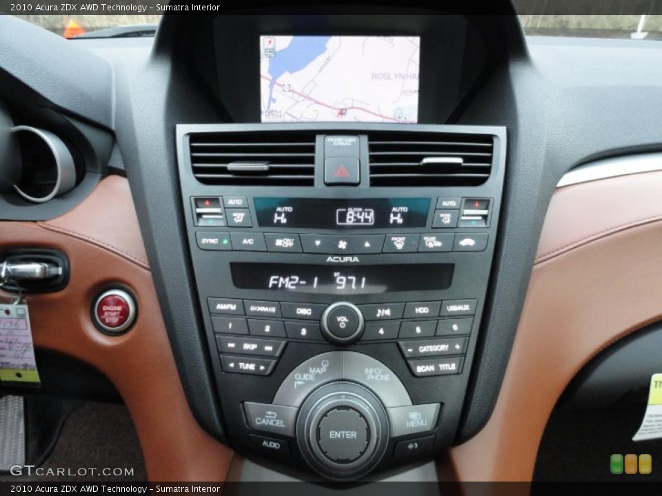 Sumatra Interior Controls for the 2010 Acura ZDX AWD Technology #41946774