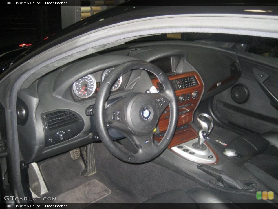 Black Interior Prime Interior for the 2006 BMW M6 Coupe #41947038