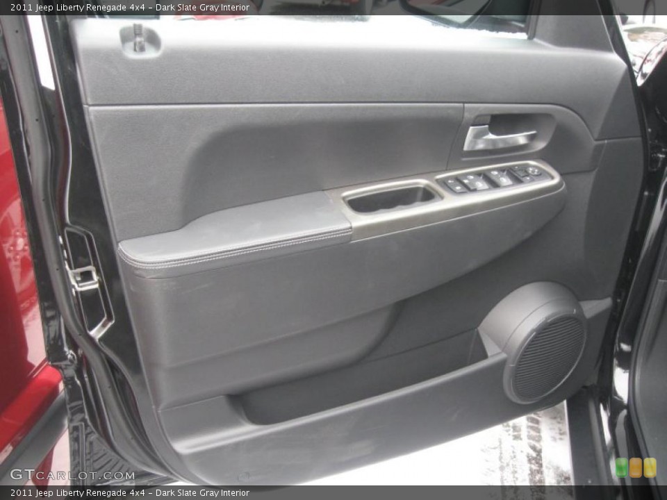 Dark Slate Gray Interior Door Panel for the 2011 Jeep Liberty Renegade 4x4 #41948948