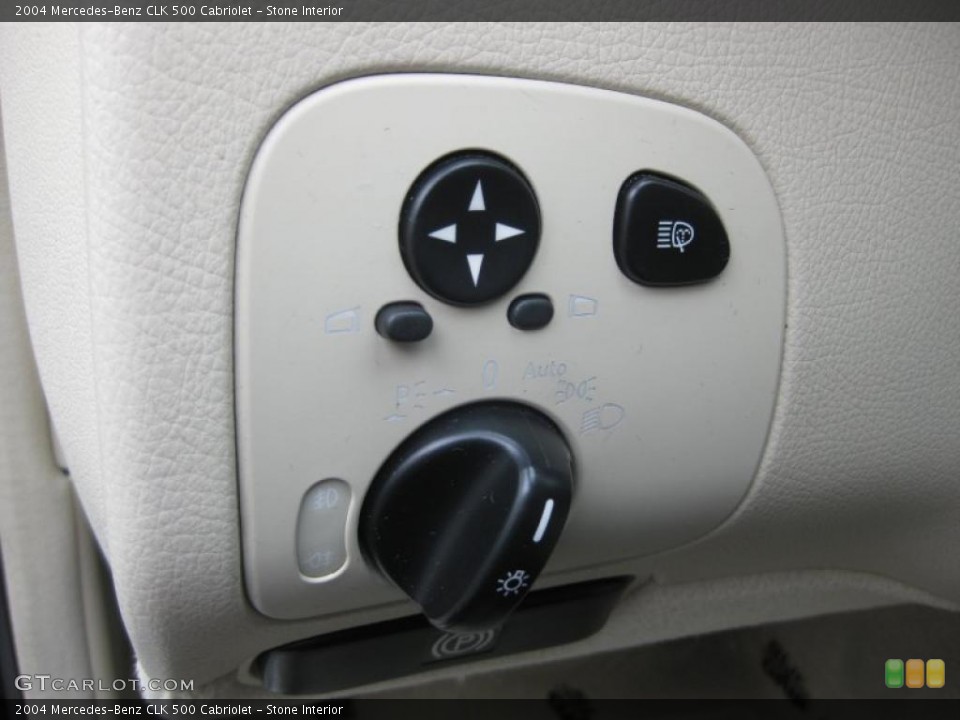 Stone Interior Controls for the 2004 Mercedes-Benz CLK 500 Cabriolet #41948984