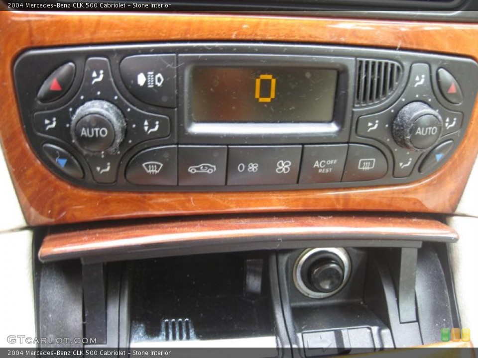 Stone Interior Controls for the 2004 Mercedes-Benz CLK 500 Cabriolet #41949044