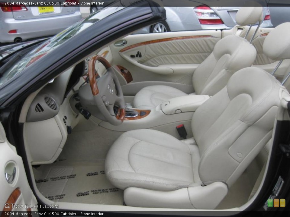 Stone Interior Photo for the 2004 Mercedes-Benz CLK 500 Cabriolet #41949100
