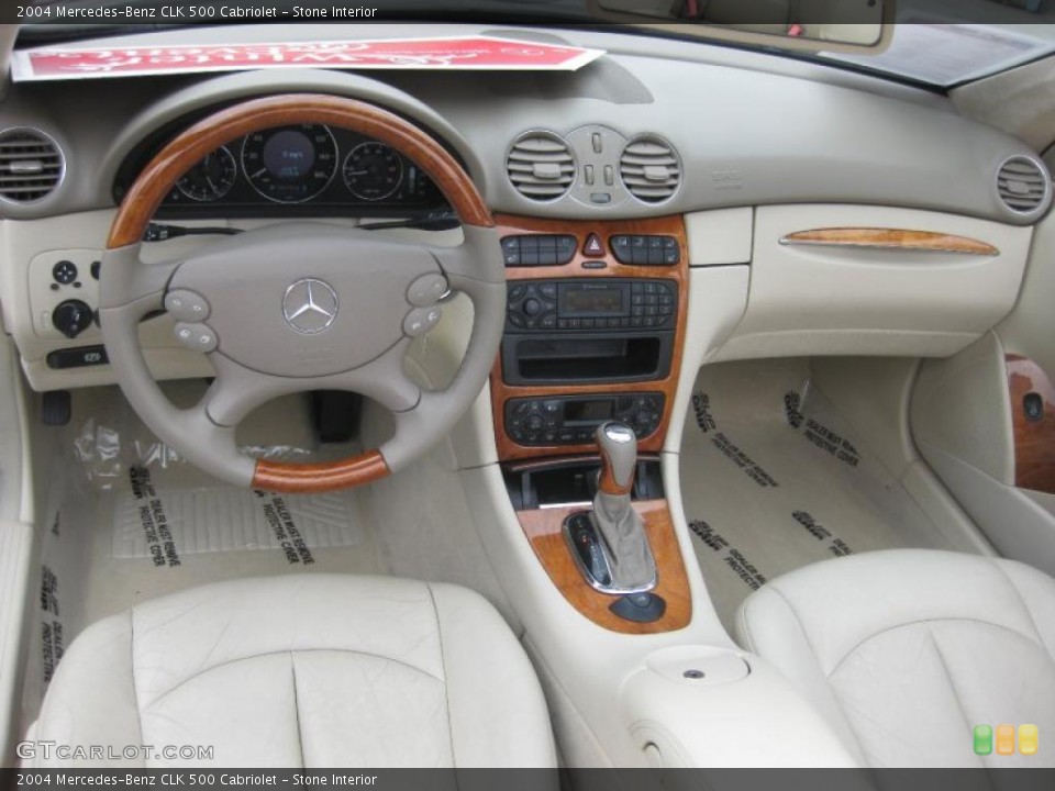 Stone Interior Dashboard for the 2004 Mercedes-Benz CLK 500 Cabriolet #41949152