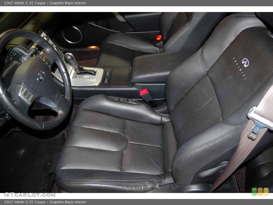 Graphite Black Interior Photo for the 2007 Infiniti G 35 Coupe #41950176