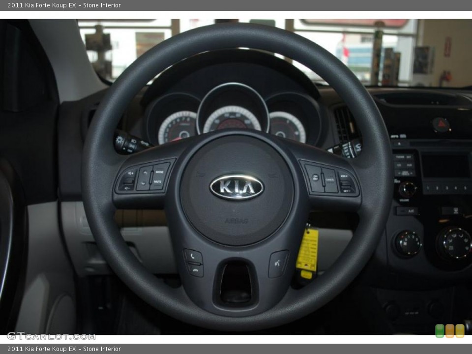 Stone Interior Steering Wheel for the 2011 Kia Forte Koup EX #41951924