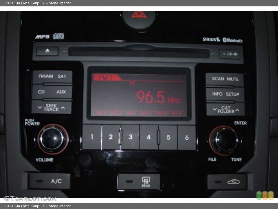 Stone Interior Controls for the 2011 Kia Forte Koup EX #41952052