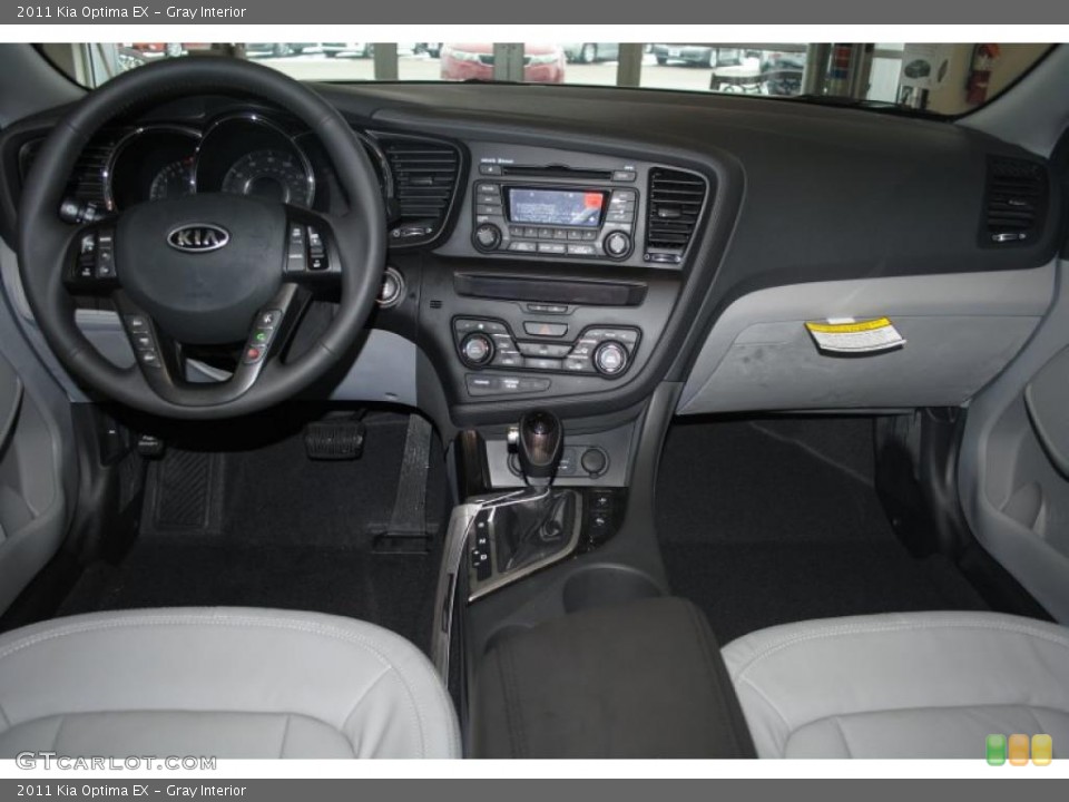 Gray Interior Dashboard for the 2011 Kia Optima EX #41952328