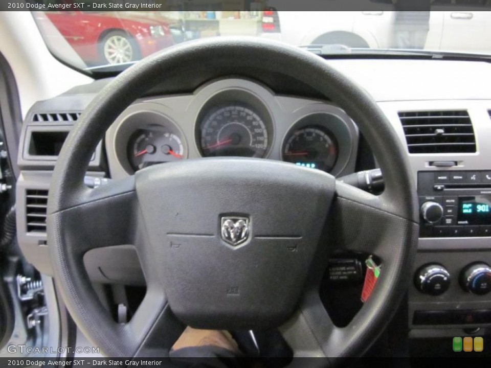 Dark Slate Gray Interior Steering Wheel for the 2010 Dodge Avenger SXT #41955756