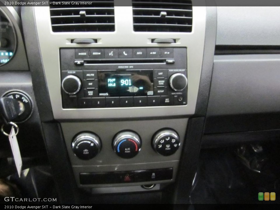 Dark Slate Gray Interior Controls for the 2010 Dodge Avenger SXT #41955788