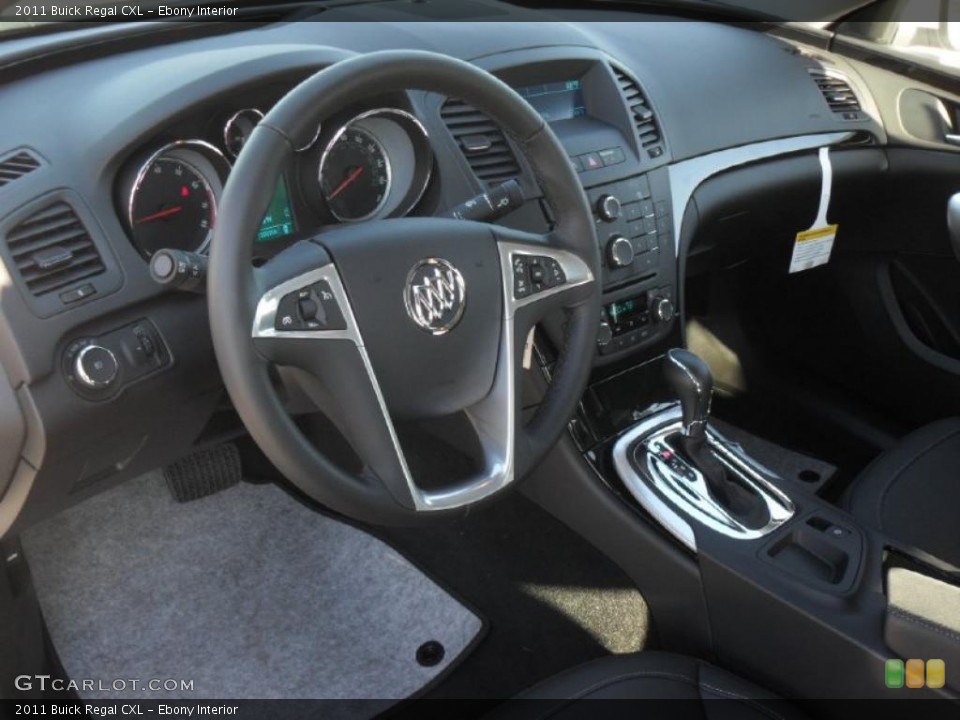 Ebony Interior Prime Interior for the 2011 Buick Regal CXL #41957436