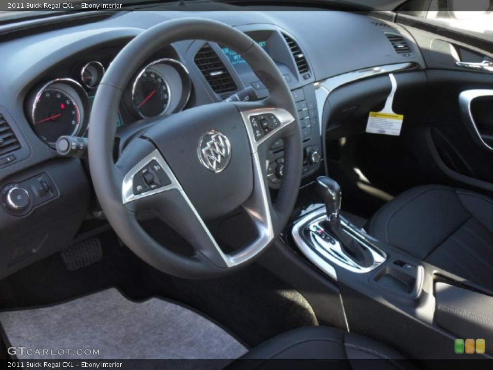 Ebony Interior Prime Interior for the 2011 Buick Regal CXL #41957824