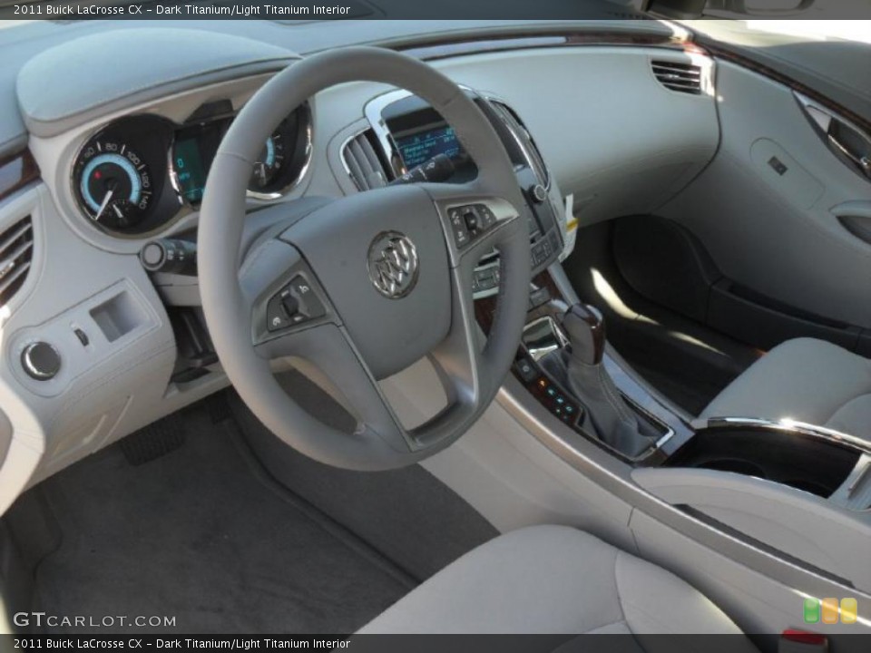 Dark Titanium/Light Titanium Interior Prime Interior for the 2011 Buick LaCrosse CX #41958208