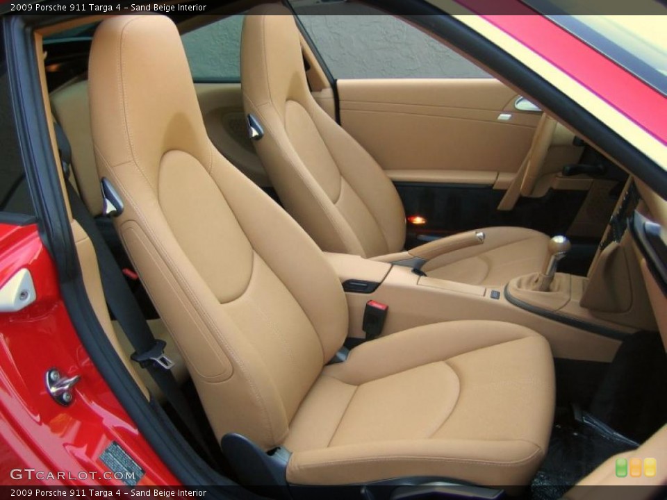 Sand Beige Interior Photo for the 2009 Porsche 911 Targa 4 #41962956