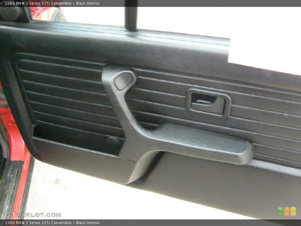 Black Interior Door Panel for the 1989 BMW 3 Series 325i Convertible #41965588