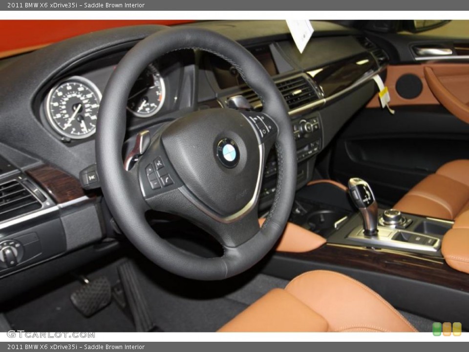 Saddle Brown Interior Photo for the 2011 BMW X6 xDrive35i #41966924