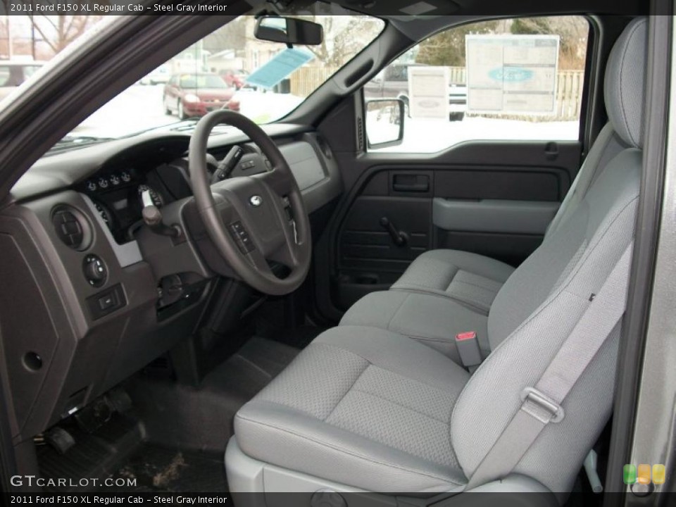 Steel Gray Interior Photo for the 2011 Ford F150 XL Regular Cab #41968213