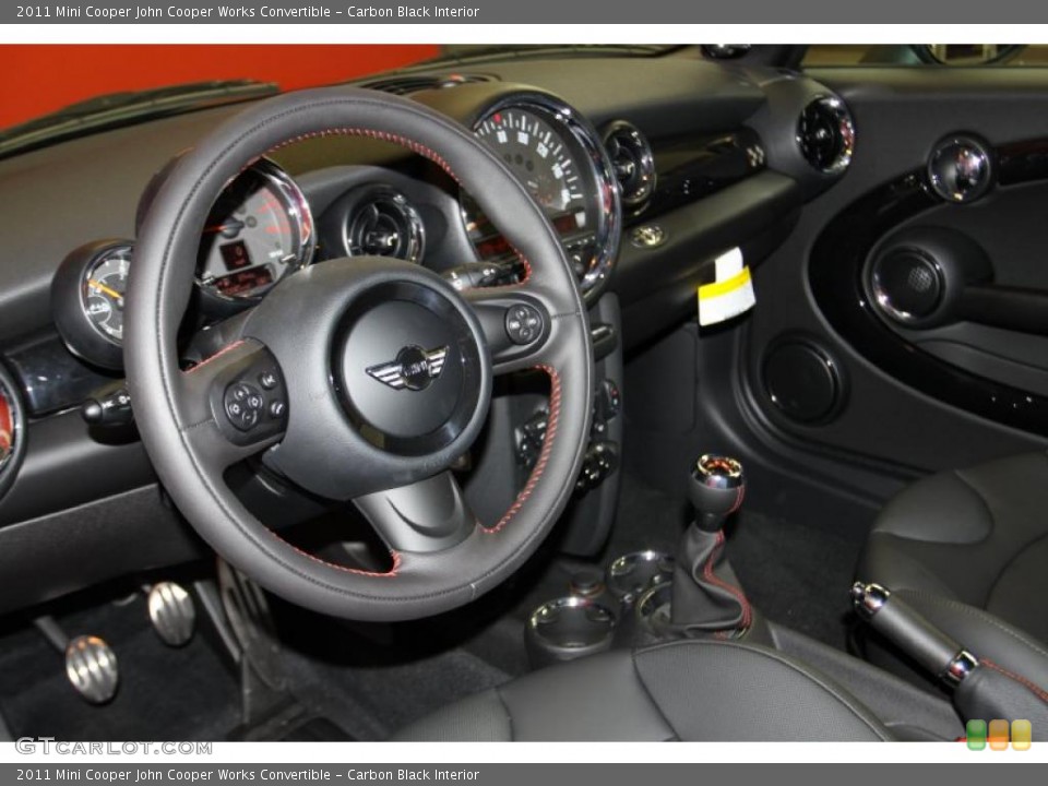 Carbon Black Interior Photo for the 2011 Mini Cooper John Cooper Works Convertible #41969485