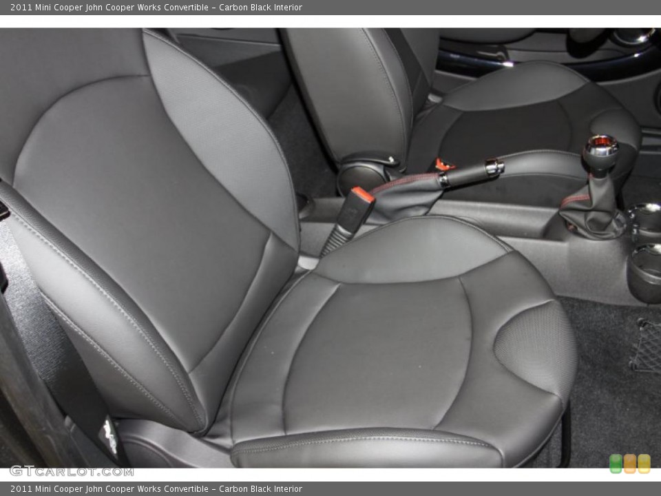 Carbon Black Interior Photo for the 2011 Mini Cooper John Cooper Works Convertible #41969545