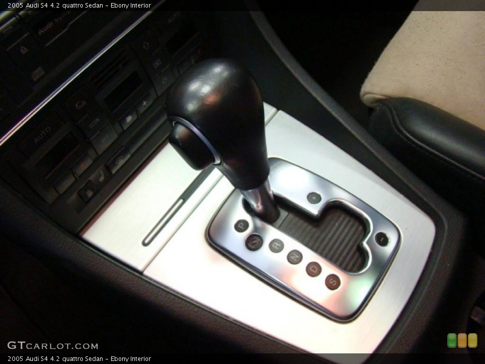 Ebony Interior Transmission for the 2005 Audi S4 4.2 quattro Sedan #41973531