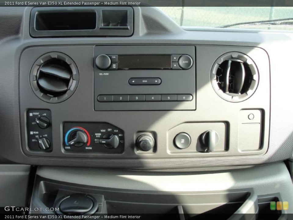 Medium Flint Interior Controls for the 2011 Ford E Series Van E350 XL Extended Passenger #41977831