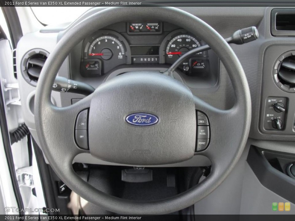 Medium Flint Interior Steering Wheel for the 2011 Ford E Series Van E350 XL Extended Passenger #41977919