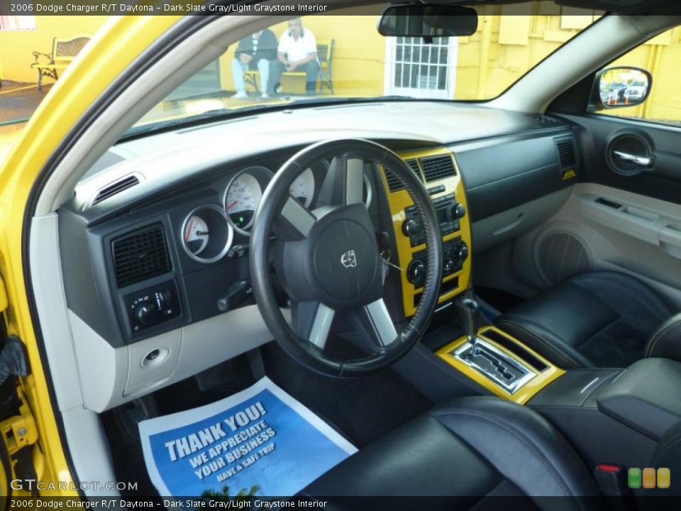 Dark Slate Gray/Light Graystone Interior Prime Interior for the 2006 Dodge Charger R/T Daytona #41985863