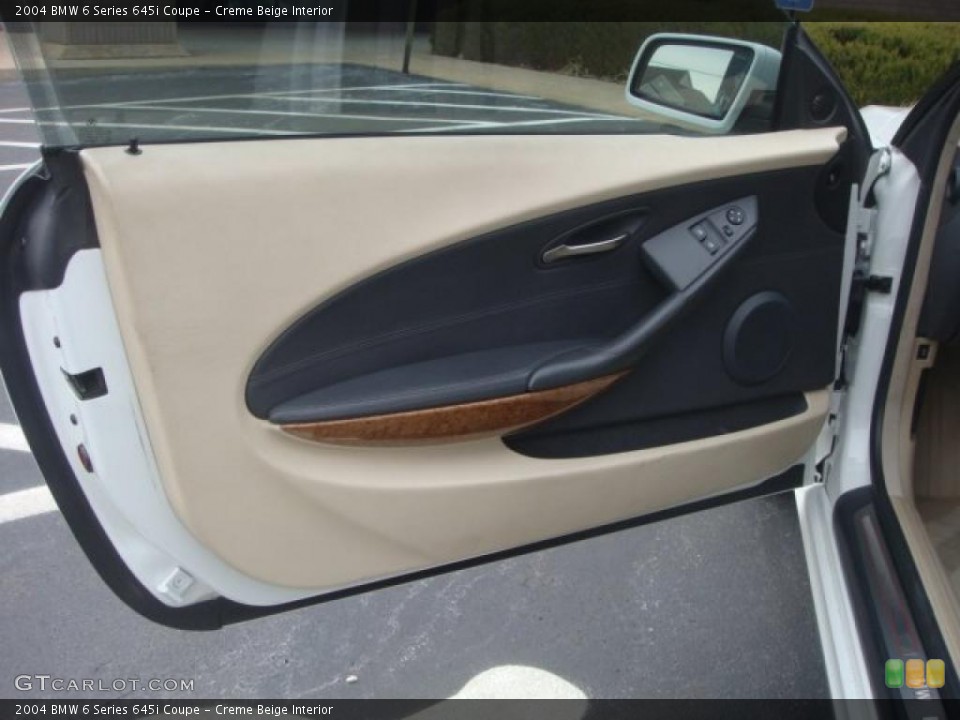 Creme Beige Interior Door Panel for the 2004 BMW 6 Series 645i Coupe #41987323
