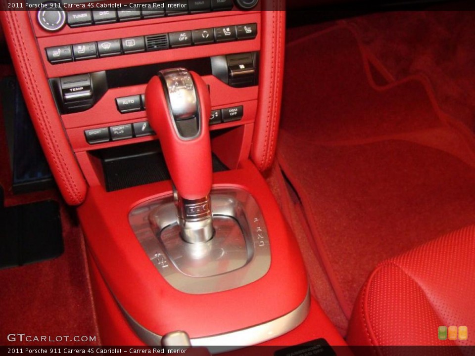 Carrera Red Interior Transmission for the 2011 Porsche 911 Carrera 4S Cabriolet #41988855