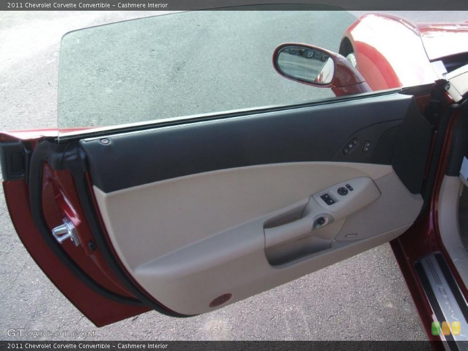 Cashmere Interior Door Panel for the 2011 Chevrolet Corvette Convertible #41991027
