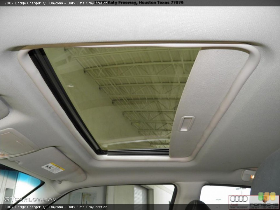 Dark Slate Gray Interior Sunroof for the 2007 Dodge Charger R/T Daytona #41996404