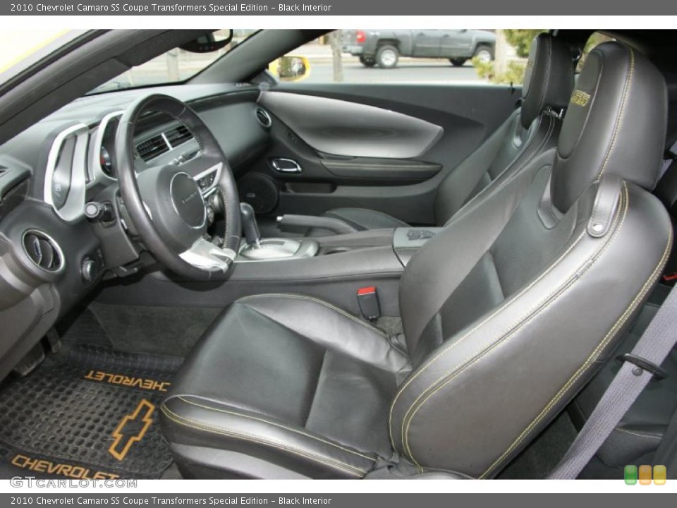 Black Interior Photo for the 2010 Chevrolet Camaro SS Coupe Transformers Special Edition #41997044