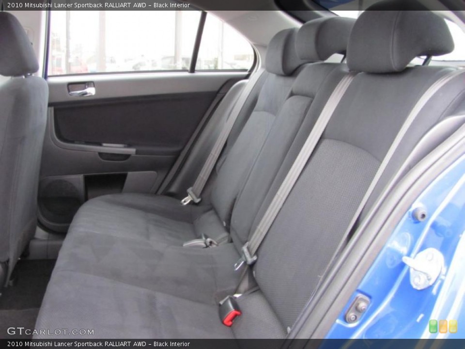 Black Interior Photo for the 2010 Mitsubishi Lancer Sportback RALLIART AWD #41998168