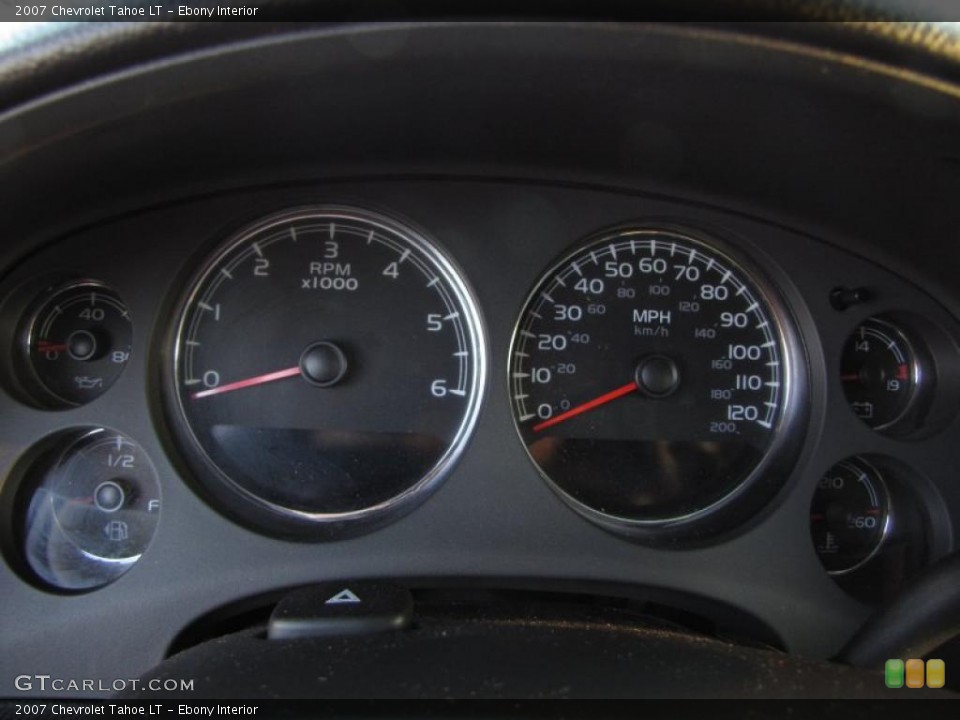 Ebony Interior Gauges for the 2007 Chevrolet Tahoe LT #41999092