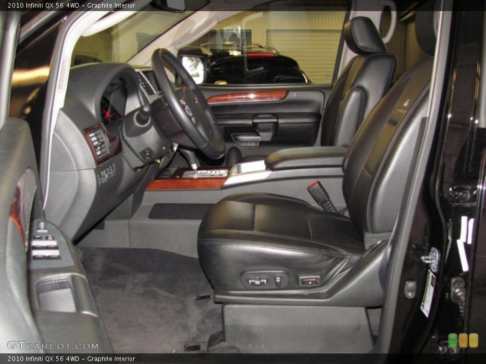 Graphite Interior Photo for the 2010 Infiniti QX 56 4WD #42002416