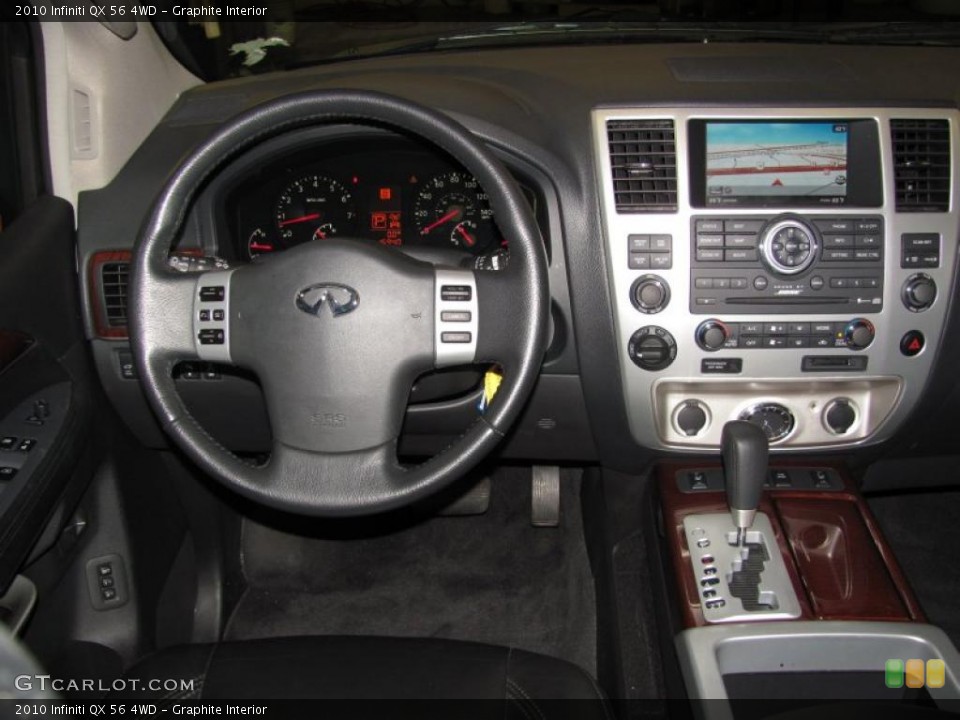 Graphite Interior Dashboard for the 2010 Infiniti QX 56 4WD #42002496