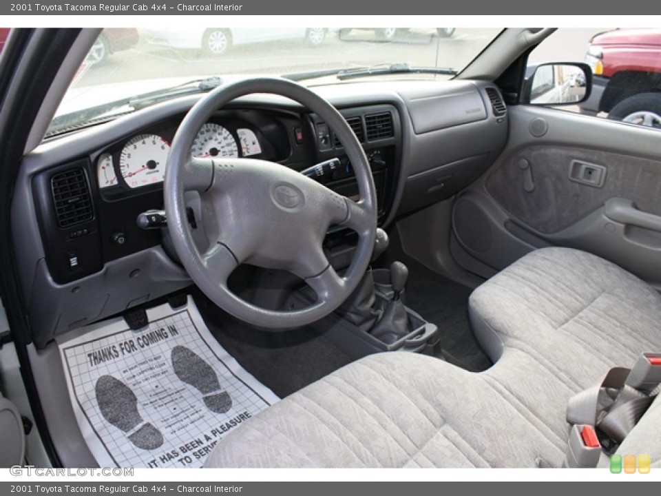 Charcoal Interior Photo for the 2001 Toyota Tacoma Regular Cab 4x4 #42006184