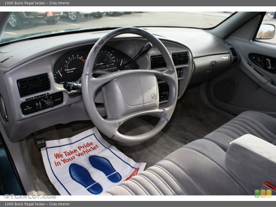 Gray Interior Prime Interior for the 1996 Buick Regal Sedan #42007304
