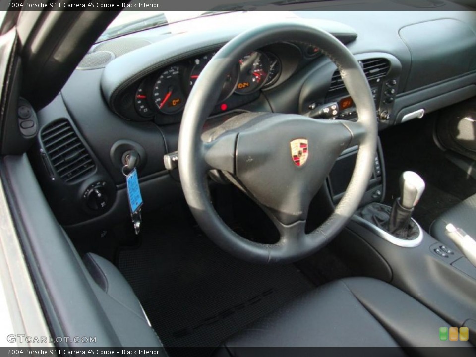 Black Interior Photo for the 2004 Porsche 911 Carrera 4S Coupe #42011428
