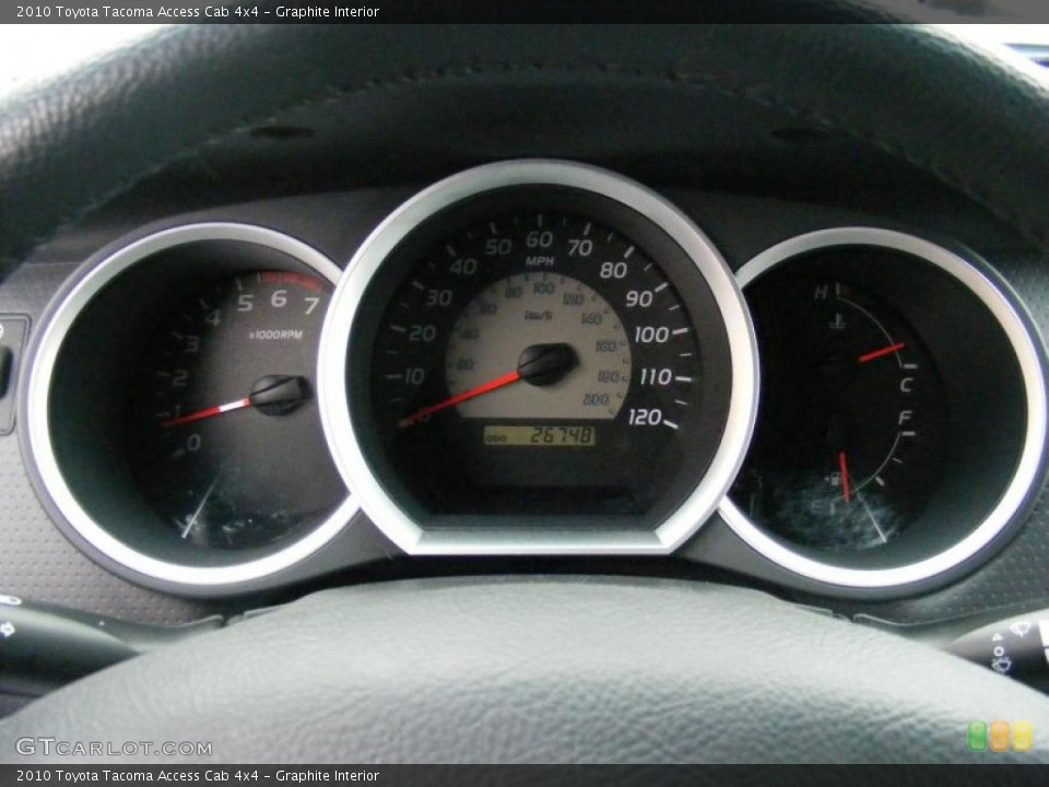 Graphite Interior Gauges for the 2010 Toyota Tacoma Access Cab 4x4 #42013572