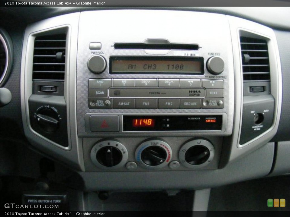 Graphite Interior Controls for the 2010 Toyota Tacoma Access Cab 4x4 #42013612