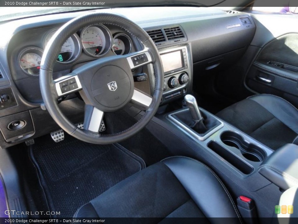 Dark Slate Gray Interior Prime Interior for the 2010 Dodge Challenger SRT8 #42015517