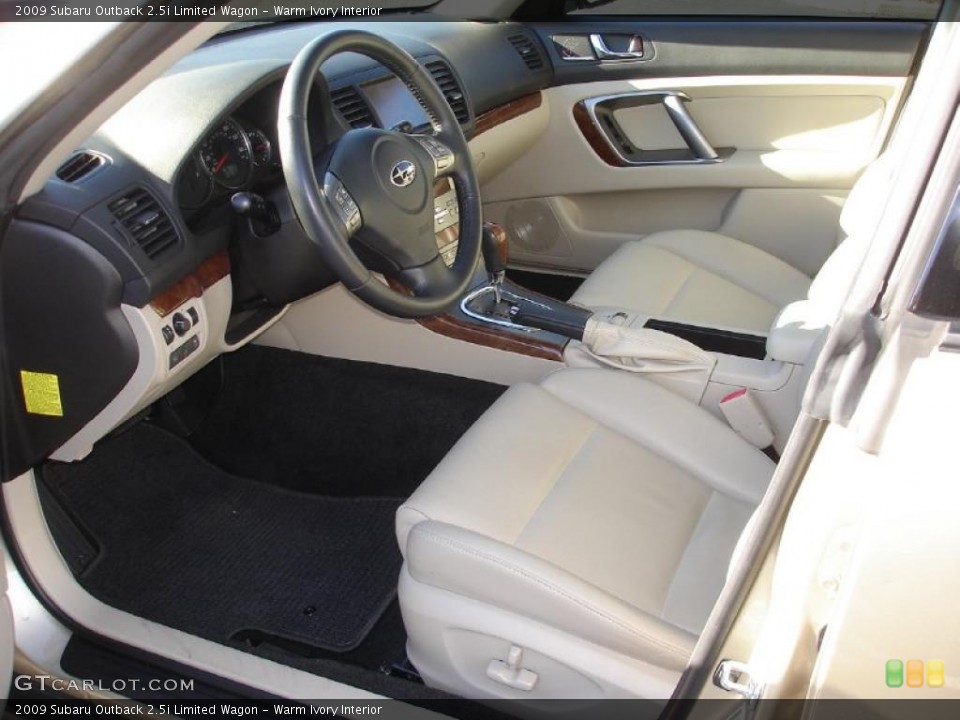 Warm Ivory Interior Photo for the 2009 Subaru Outback 2.5i Limited Wagon #42016273