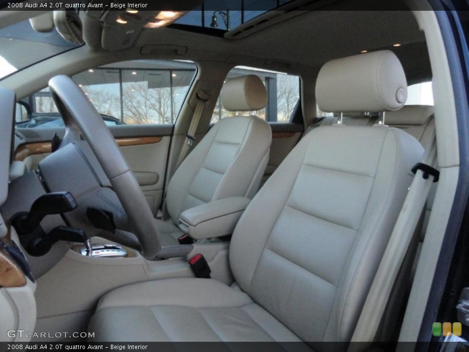 Beige Interior Photo for the 2008 Audi A4 2.0T quattro Avant #42022941