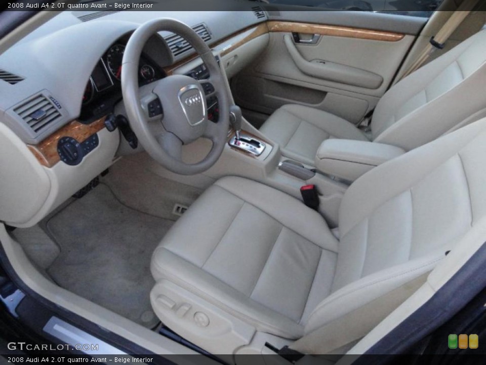 Beige Interior Prime Interior for the 2008 Audi A4 2.0T quattro Avant #42022957