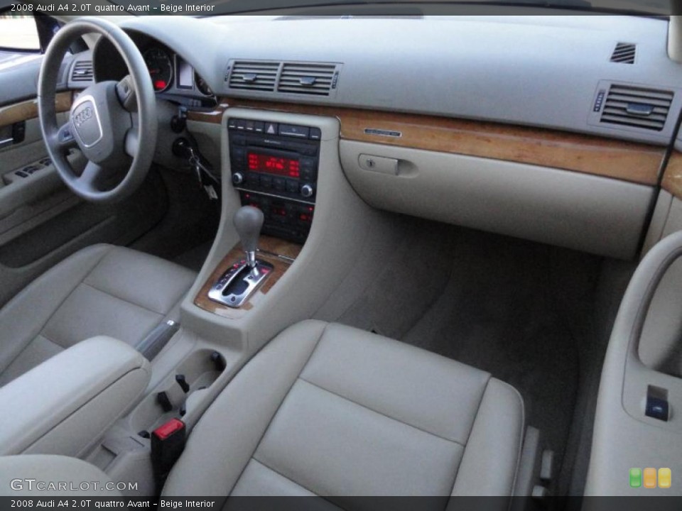 Beige Interior Dashboard for the 2008 Audi A4 2.0T quattro Avant #42023005