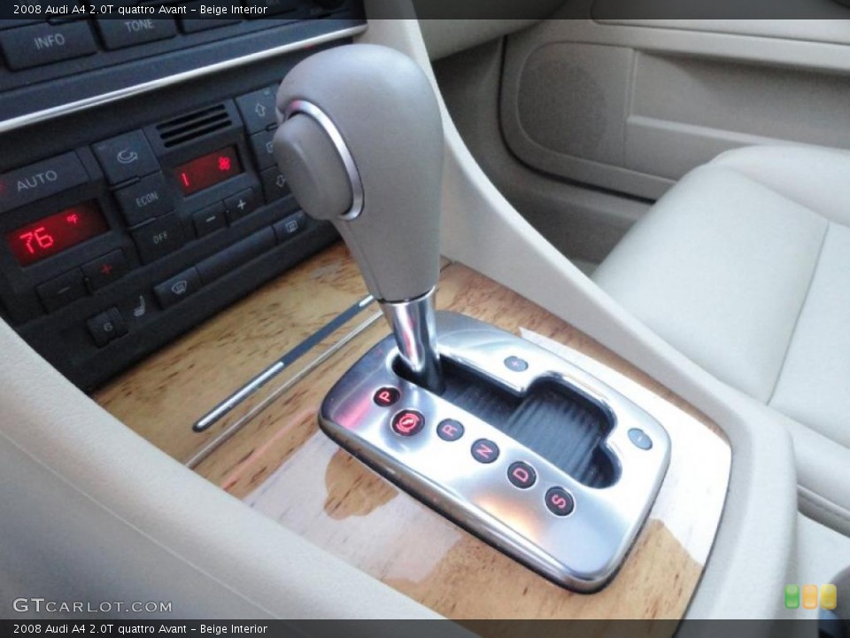 Beige Interior Transmission for the 2008 Audi A4 2.0T quattro Avant #42023033