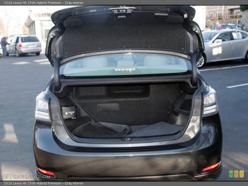 Gray Interior Trunk for the 2010 Lexus HS 250h Hybrid Premium #42024802