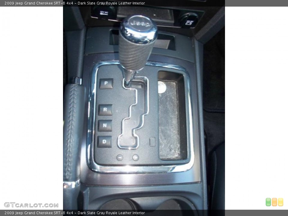 Dark Slate Gray Royale Leather Interior Transmission for the 2009 Jeep Grand Cherokee SRT-8 4x4 #42031175