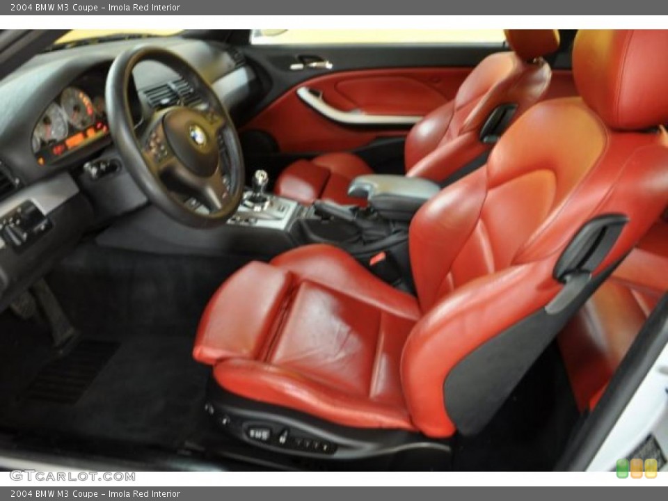 Imola Red Interior Photo for the 2004 BMW M3 Coupe #42032435